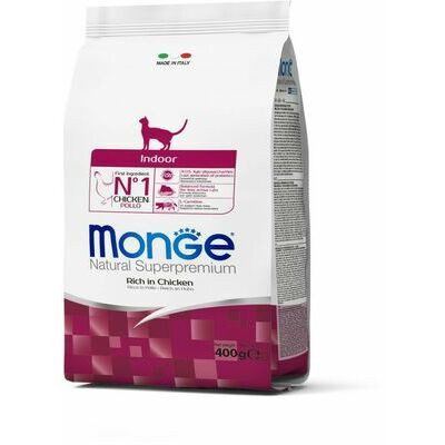 Monge Natural Superpremium Indoor Cat Food – Rich in Chicken 400gm