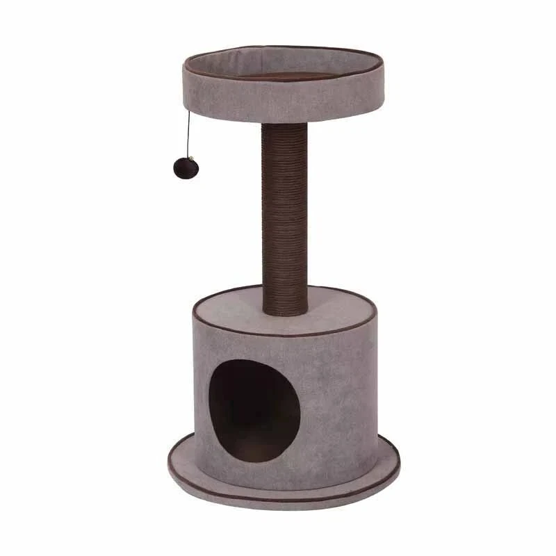 Petpals Steppy Cat Tree – Two-Level Design (43 × 43 × 51 cm)
