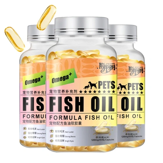 Omega+ Fish Oil Capsules for Pets