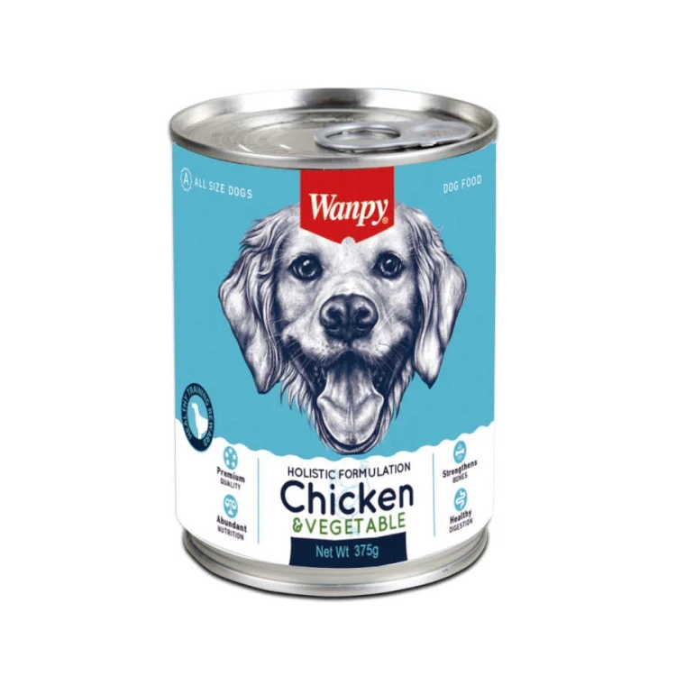 Wanpy Wet Food for Dog with Chicken & Vegetables