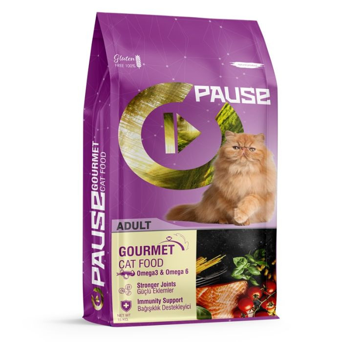 Pause Adult Cat Gourmet Chicken Dry Food