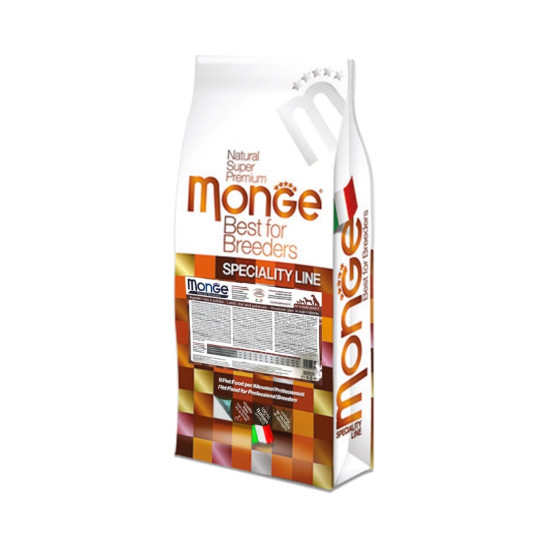 Monge Best for Breeders Speciality Line All Breeds Adult Lamb, Rice & Potatoes 12 Kg