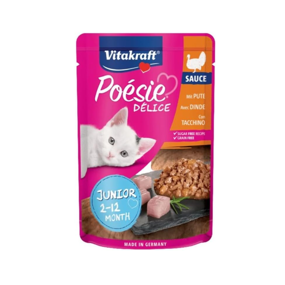 Vitakraft Poésie Délice Junior – Turkey in Sauce (2–12 Months)
