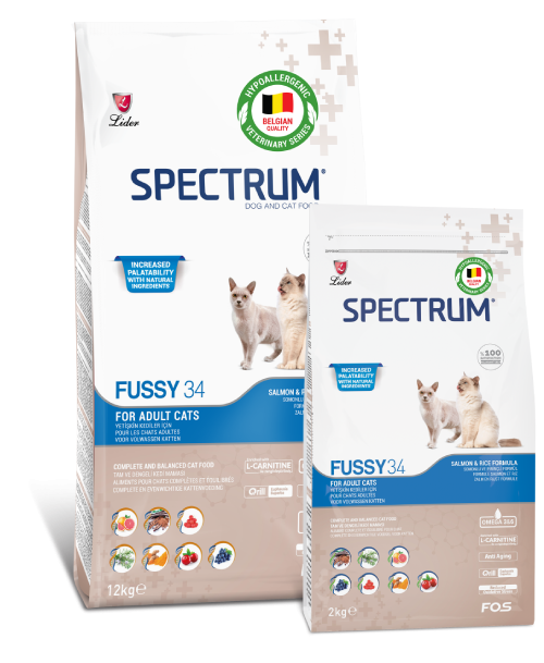 Spectrum Fussy 34 Cat Food - Salmon & Rice Formula