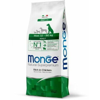 Monge Natural Superpremium Maxi Adult – Rich in Chicken – 12 kg