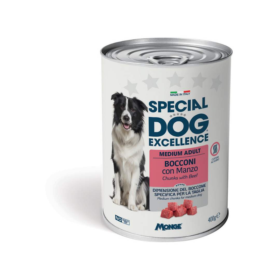 Special Dog Excellence Adult Medium Chunks with Beef 400 gm