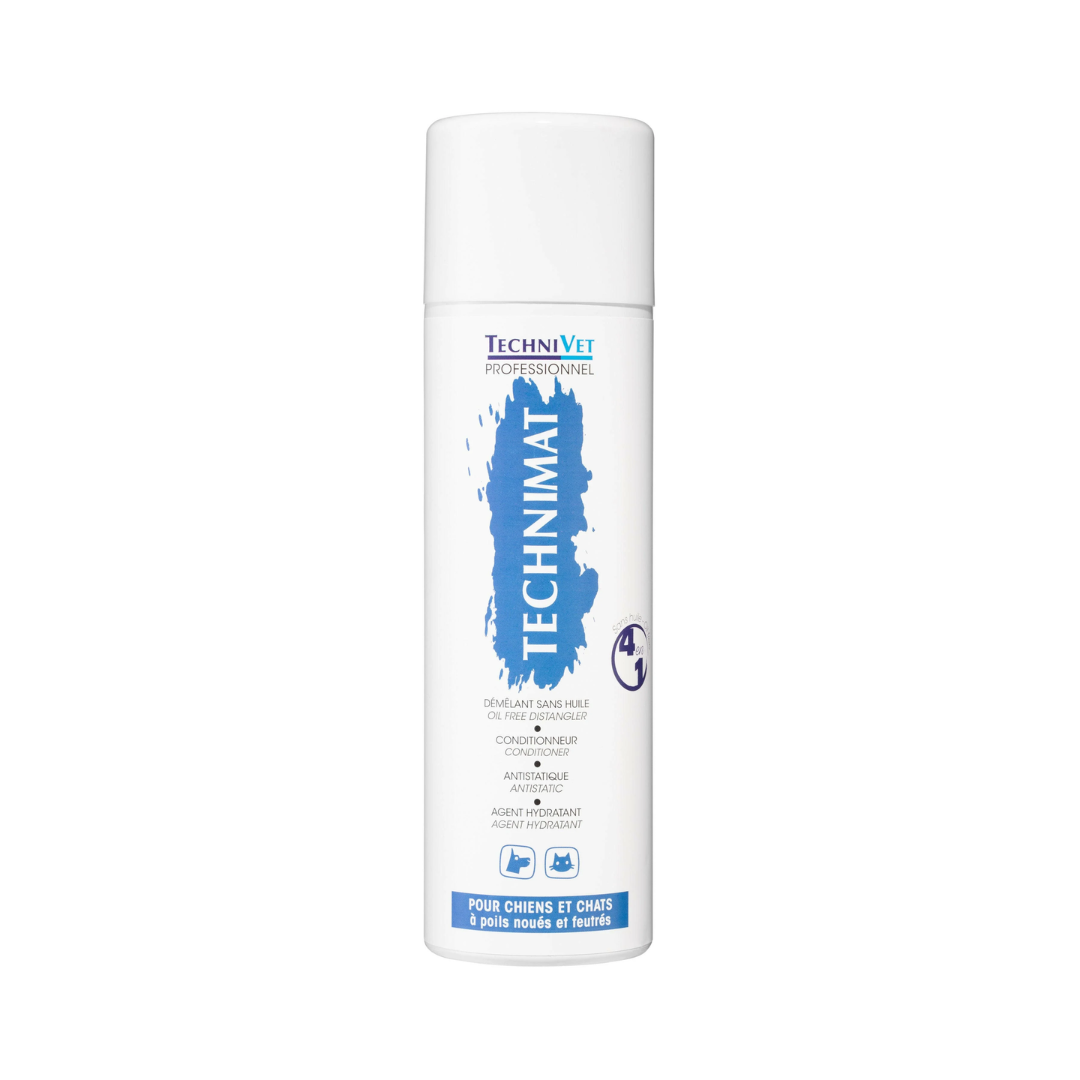 TechniVet Professionnel TECHNIMAT Oil-Free Detangler Spray for Dogs & Cats