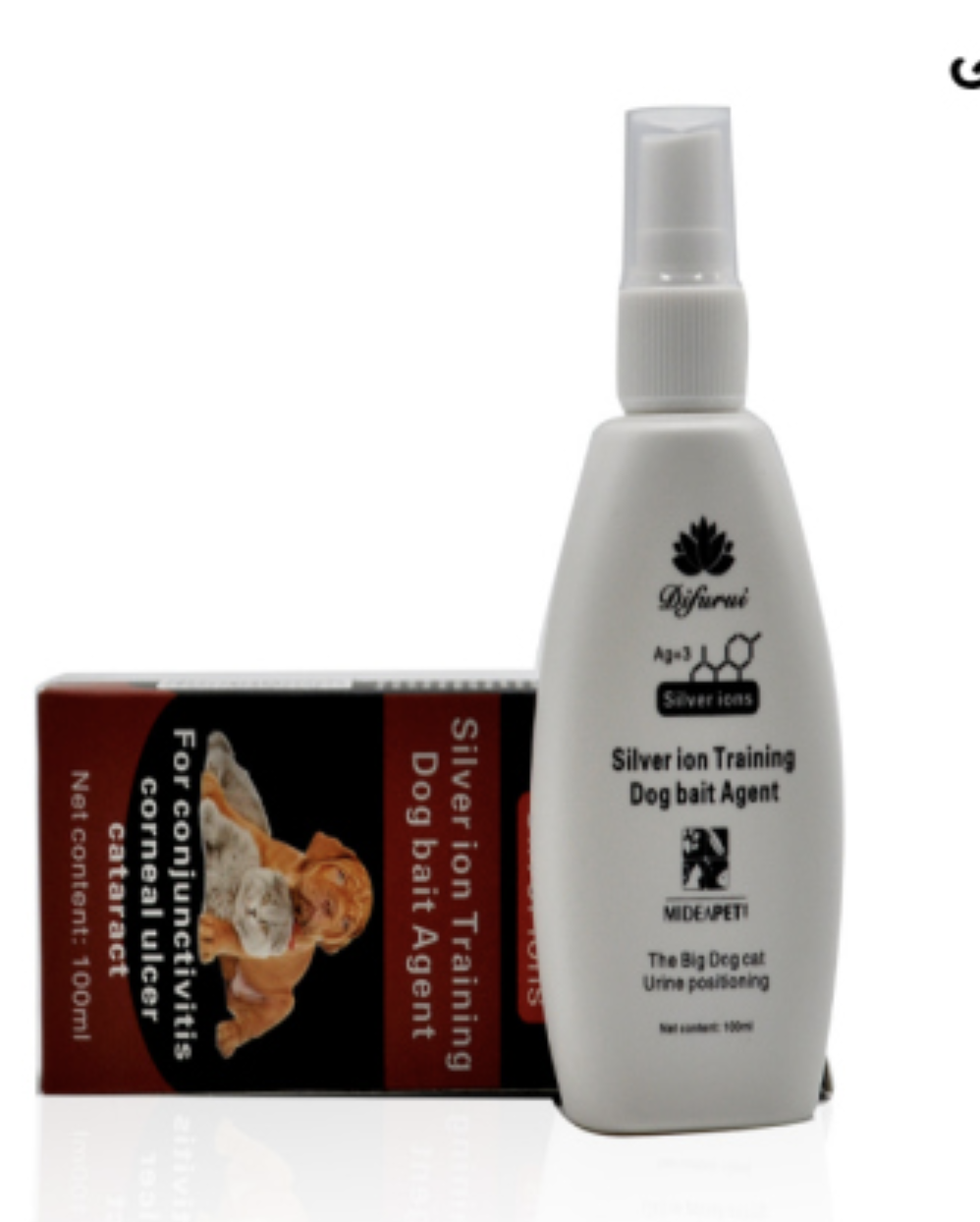 Difurui Silver Ion Dog and Cat Training Spray 100ml