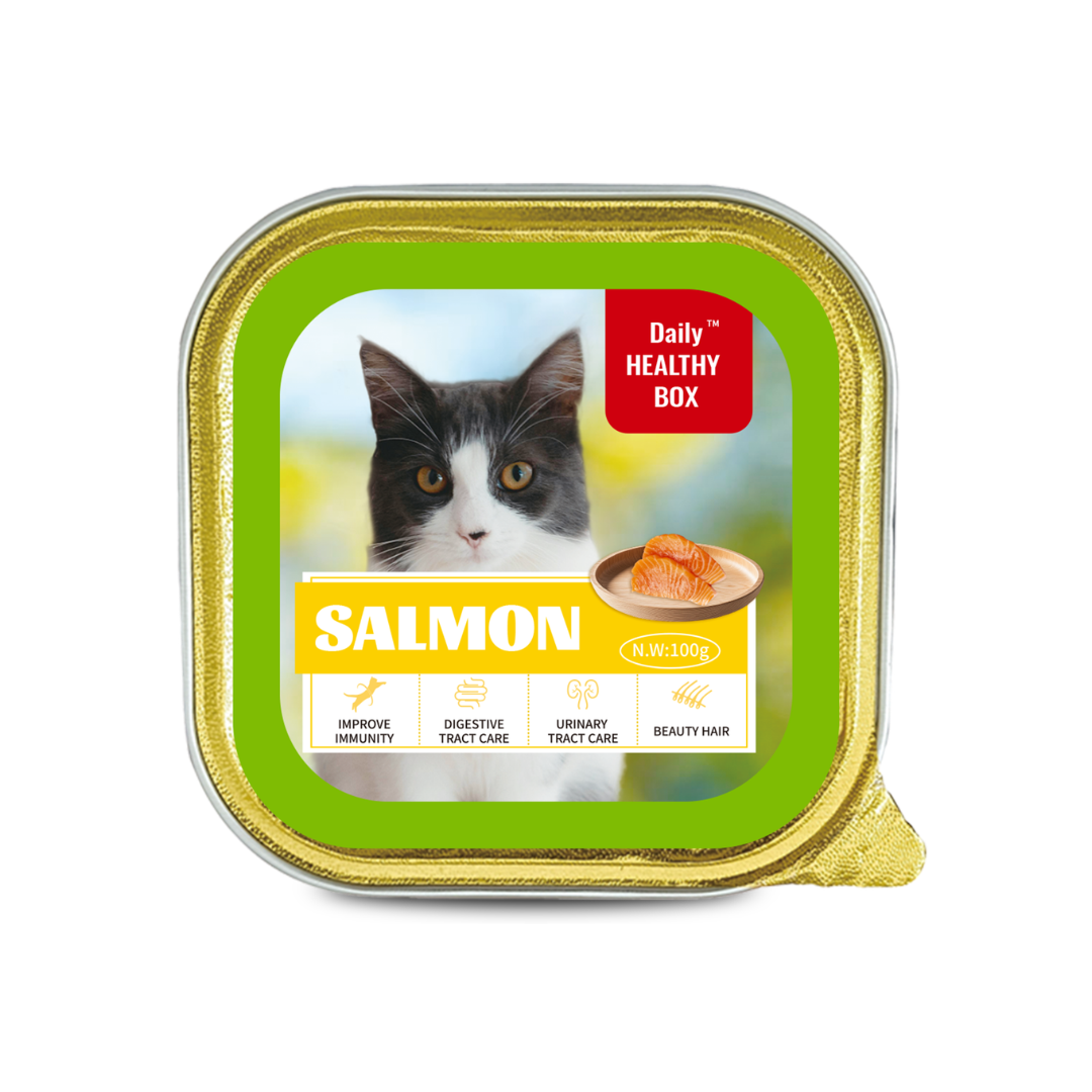 Linsen Daily Healthy Box Salmon Wet Cat Food