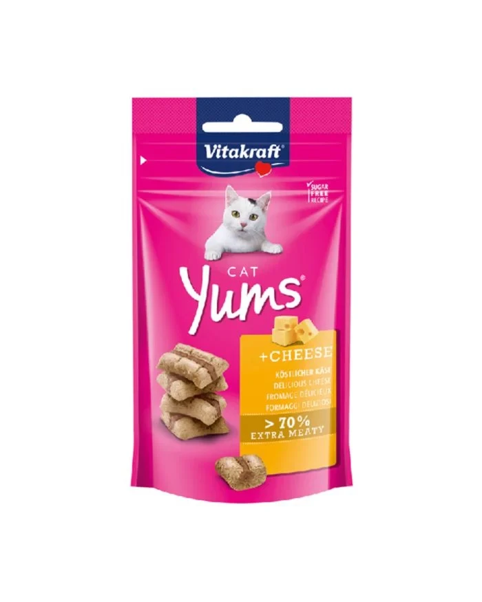 Vitakraft Cat Yums Cheese No Sugar added, No Grain