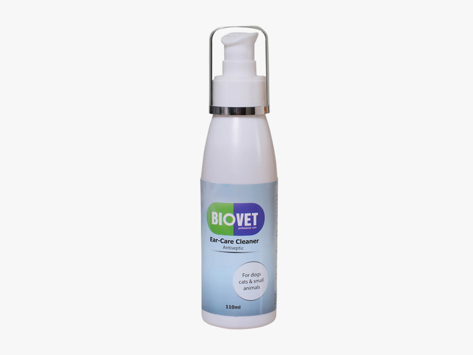 BIOVET Ear-Care Cleaner – Antiseptic Ear Solution – For Dogs, Cats & Small Animals