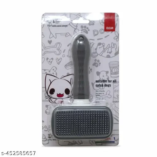 Self-Cleaning Pet Grooming Brush – For Cats & Dogs