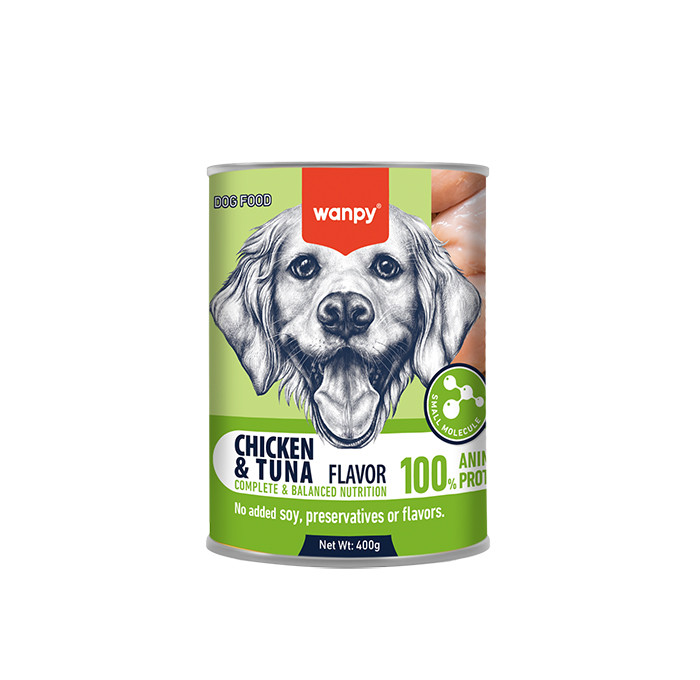 Wanpy Complete Paste Canned Food for Dogs – Chicken & Tuna (400 g)