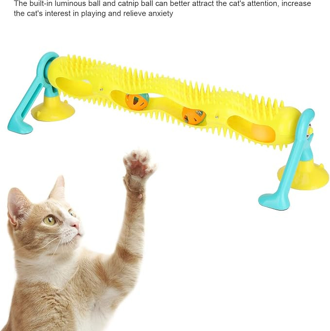 Interactive Cat Scratcher Tunnel Toy