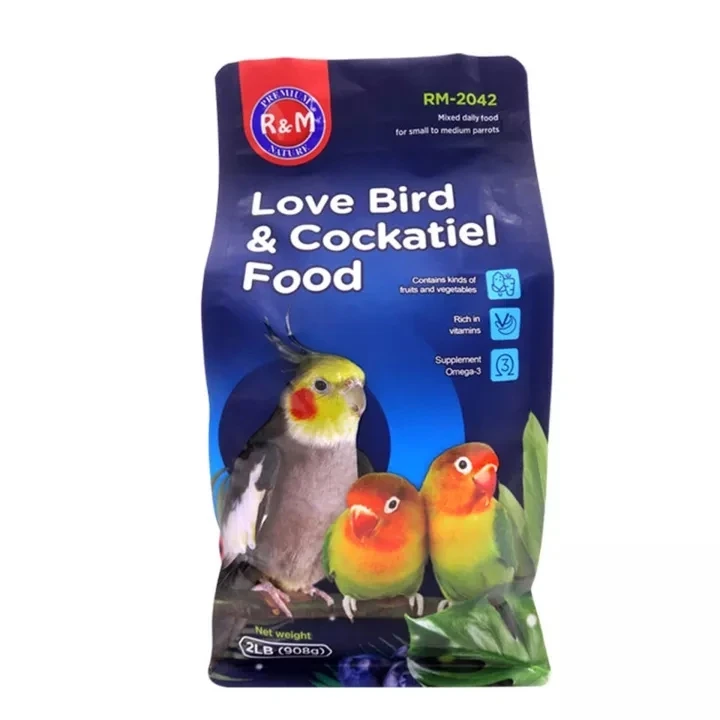 R&M Premium Love Bird & Cockatiel Food 908g