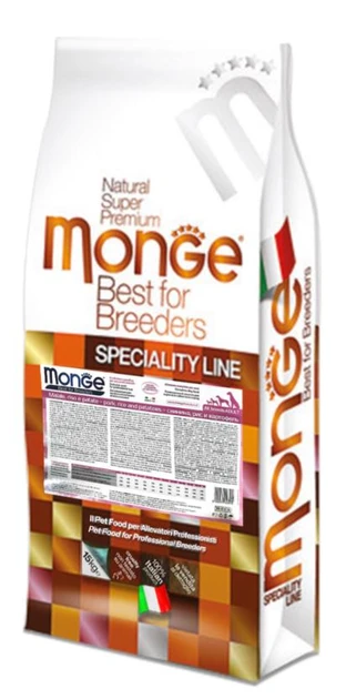 Monge Natural Superpremium Specialty Line All Breeds Adult Dog Food – Pork, Rice & Potatoes 15kg