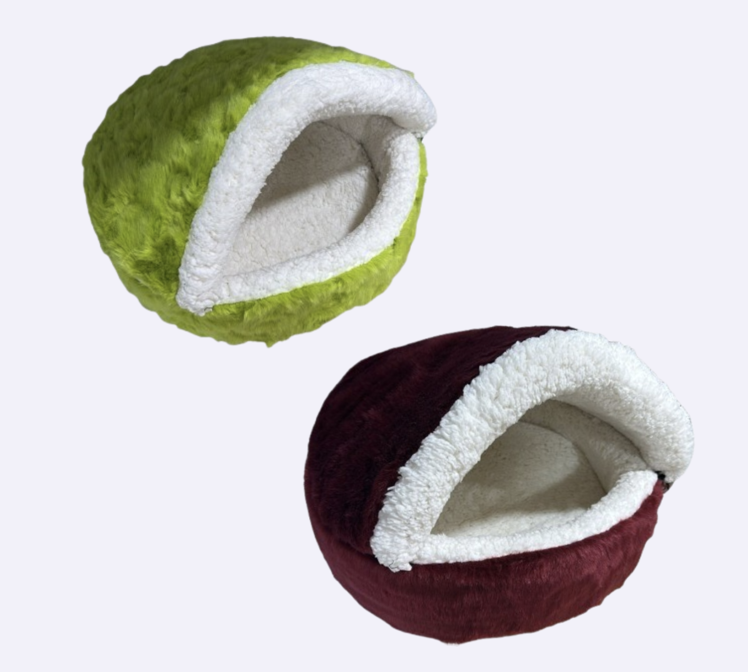 Cozy Plush Dome Pet Bed