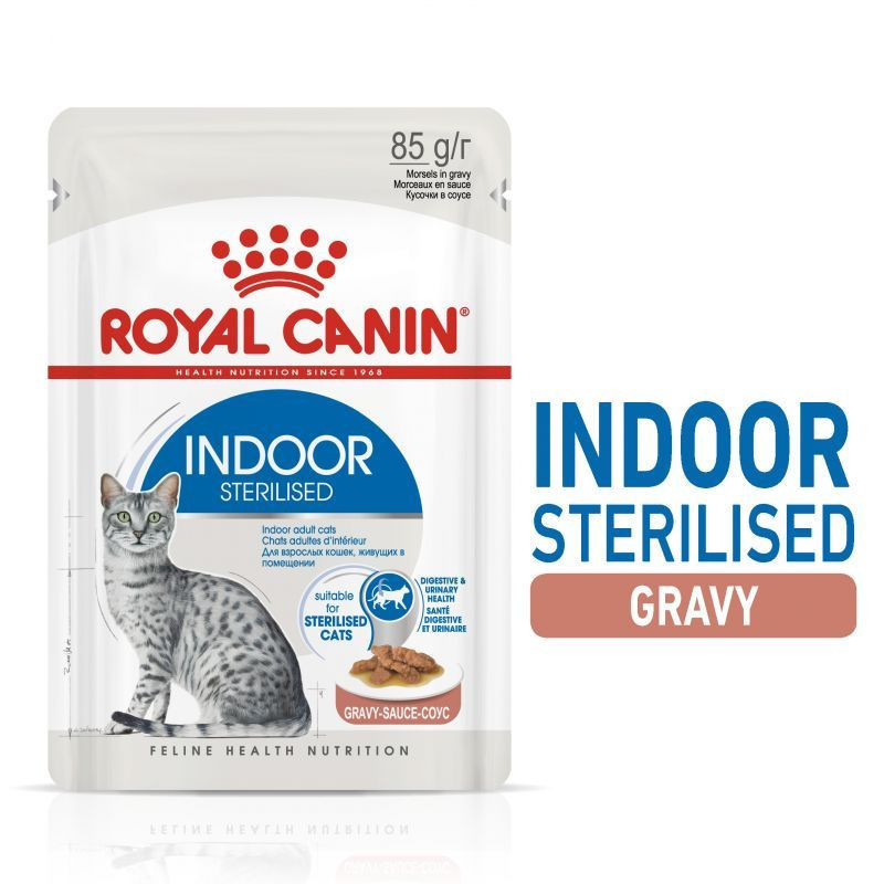 Royal Canin Indoor Steriliesd In Gravy