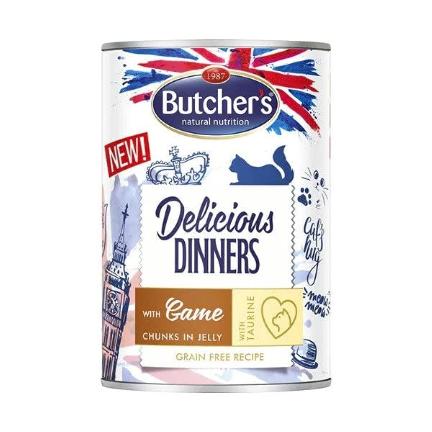 Butcher's Delicious Dinners Chunks in Jelly with Game