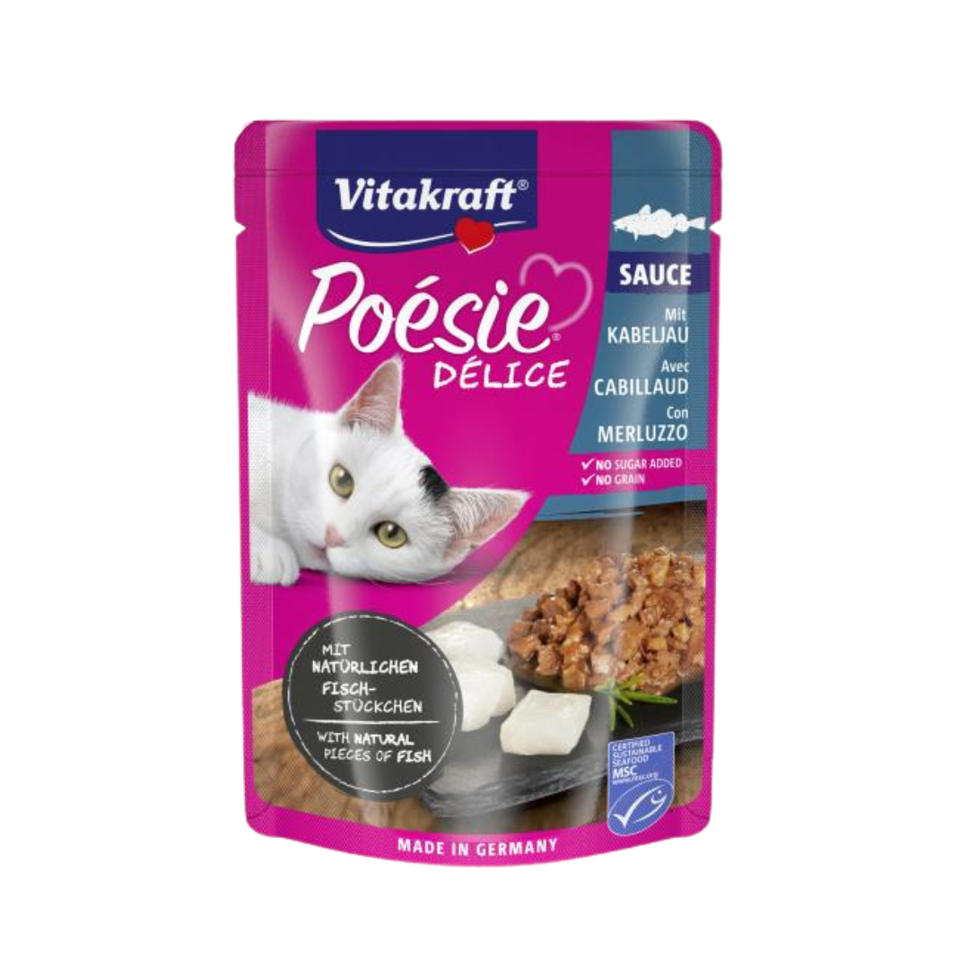 Vitakraft Poésie Délice – Cod in Sauce