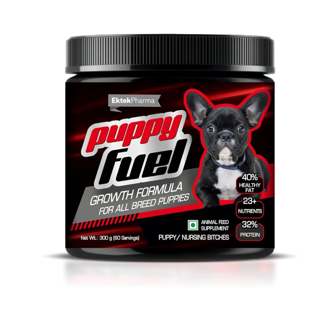 Ektek Pharma Puppy Fuel Growth Formula for Puppies & Nursing Bitches – 300 gm