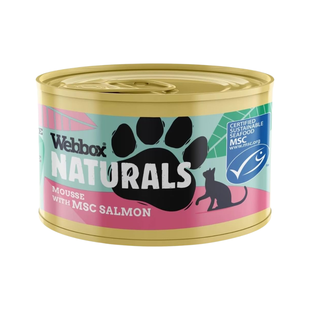 Webbox Naturals Mousse with Salmon for Adult Cats