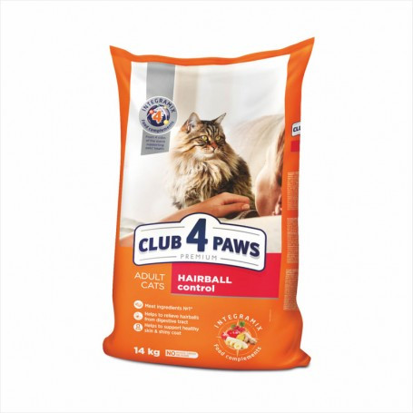 Club 4 Paws Premium For Adult Cats Hairball Control