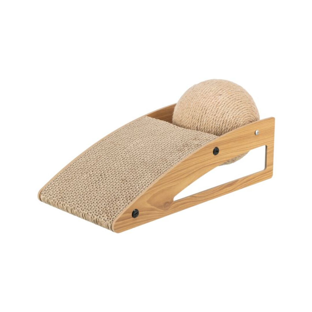 Trixie Scratching Ramp with Ball – 40 × 17 × 20 cm