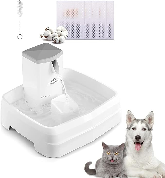 Automatic Pet Water Fountain – 3.1L Capacity with Adjustable Flow and 5-Layer Filtration