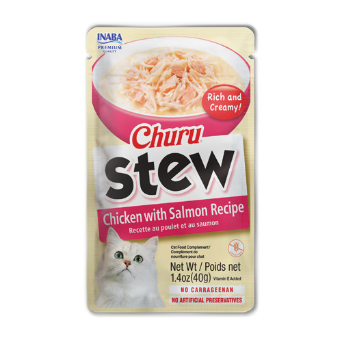 Inaba Churu Stew Chicken with Salmon Recipe