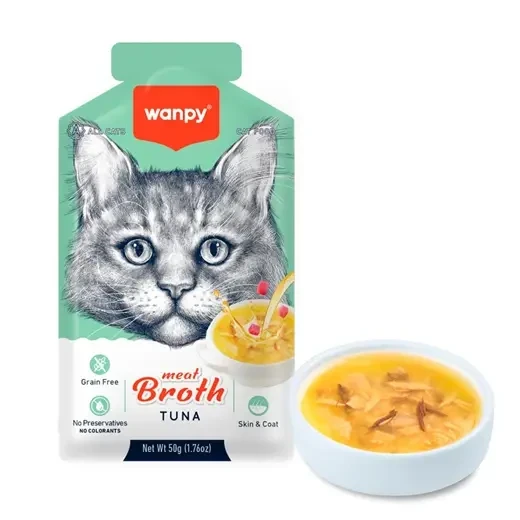 Wanpy Meat Broth Tuna for Cats