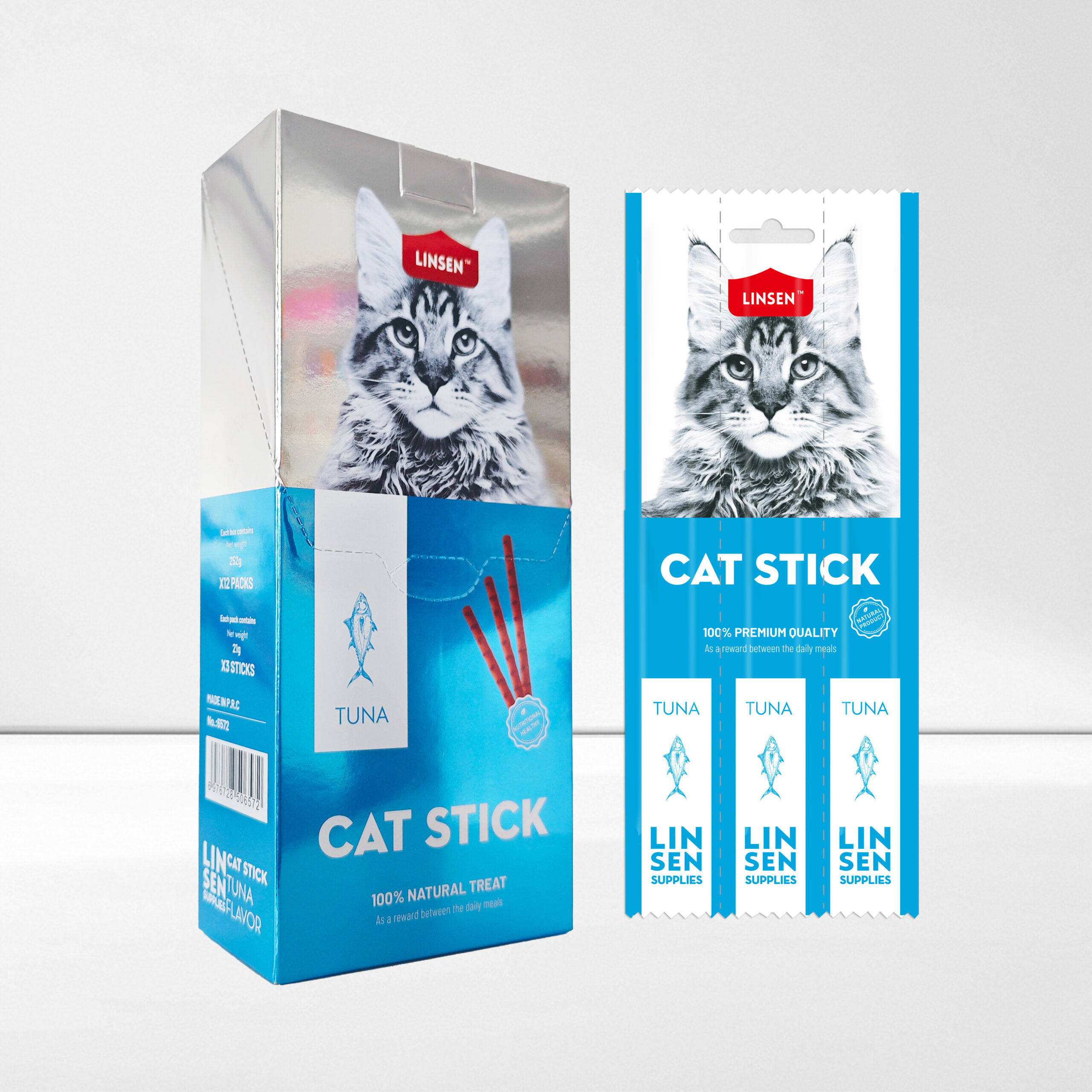 Linsen Cat Stick Tuna