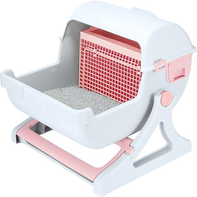 Semi-Automatic Cat Litter Box