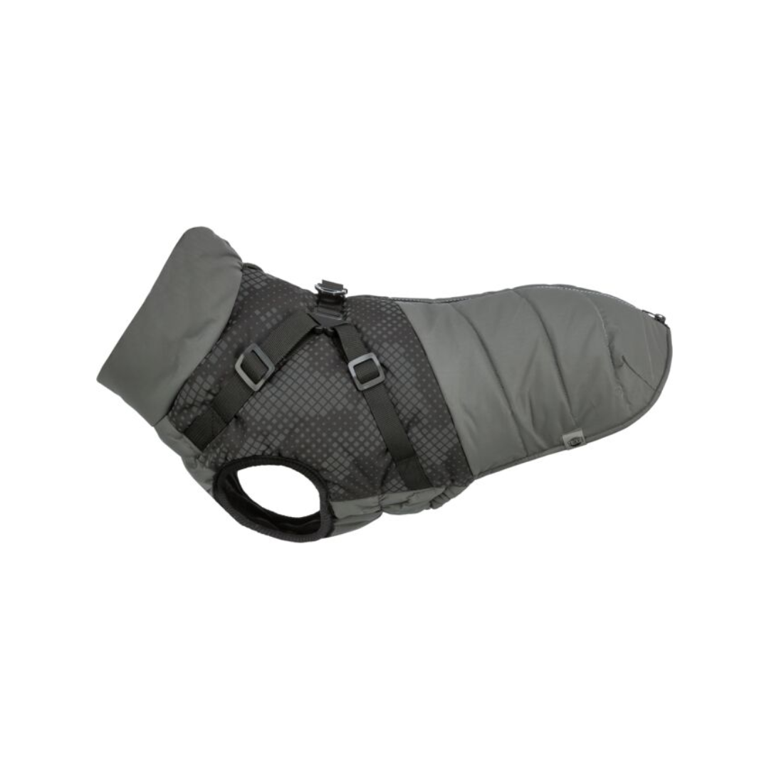 Trixie Pontis Reflect Winter Harness Coat, M: 45 cm, grey