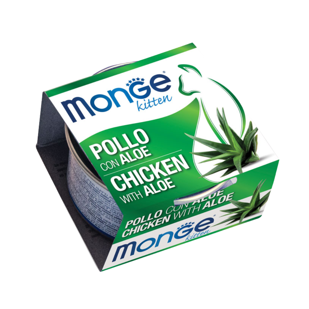 Monge Fruits Kitten Cat Chicken Flakes with Aloe