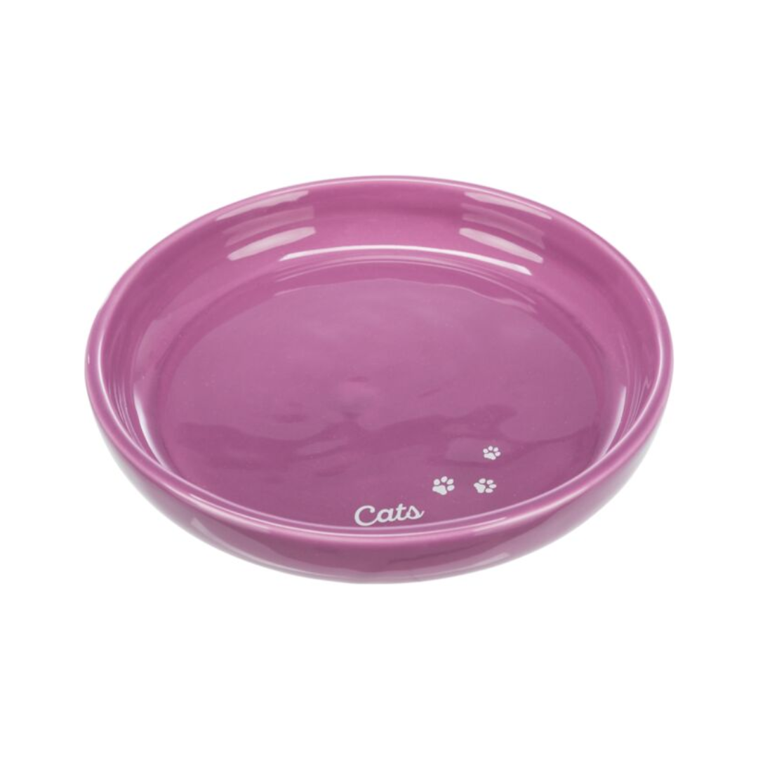 Trixie Ceramic Bowl XXL (Shallow – Assorted Colors) – 0.35 L / Ø 18 cm