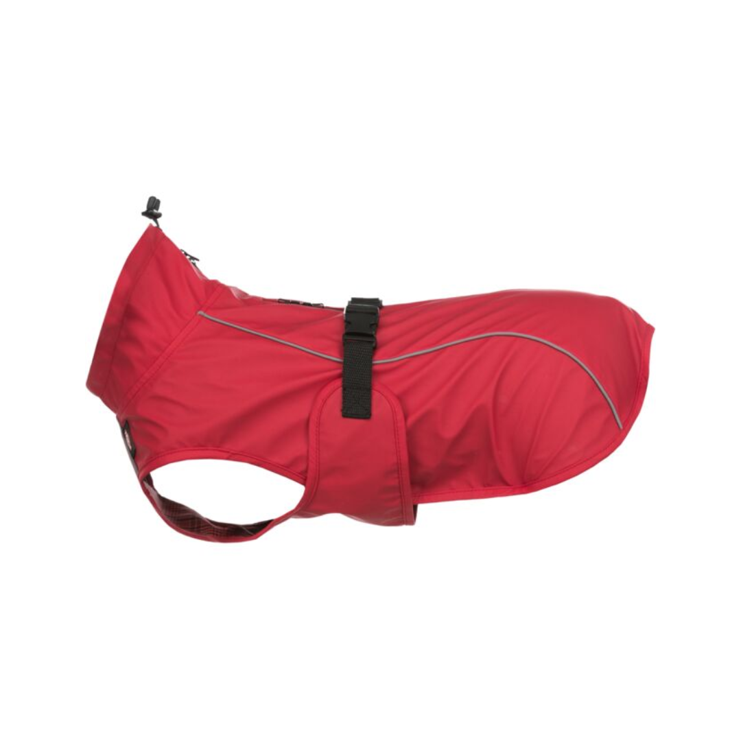 Trixie Vimy Raincoat for Dogs – Size L (Stomach 78–89 cm | Back Length 62 cm)