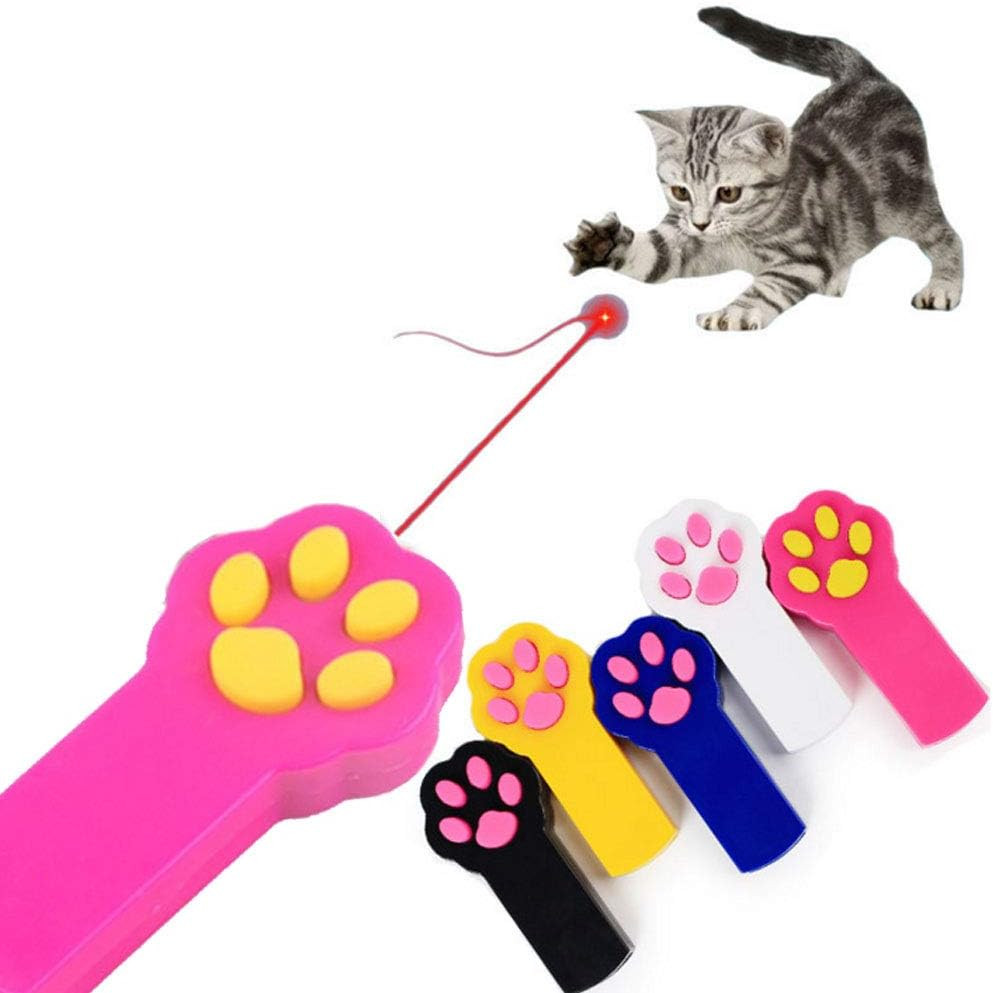 Paw-Shaped Cat Laser Toy – Interactive Light Play for Endless Fun
