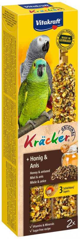 Vitakraft Parrot Kräcker with Honey and Anise