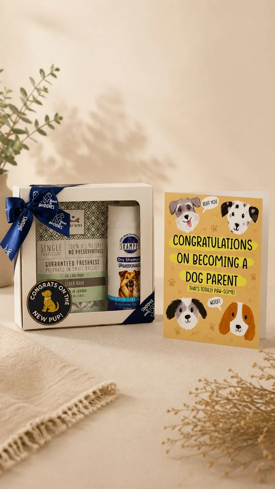 Congratulations on Becoming a Dog Parent Gift Set
