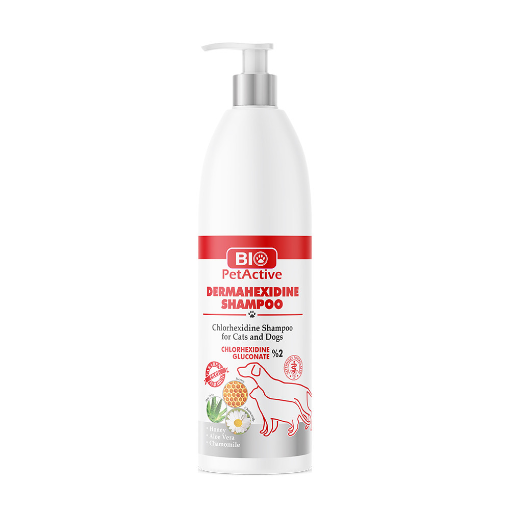Bio PetActive Dermahexidine – Antiseptic Shampoo for Cats and Dogs