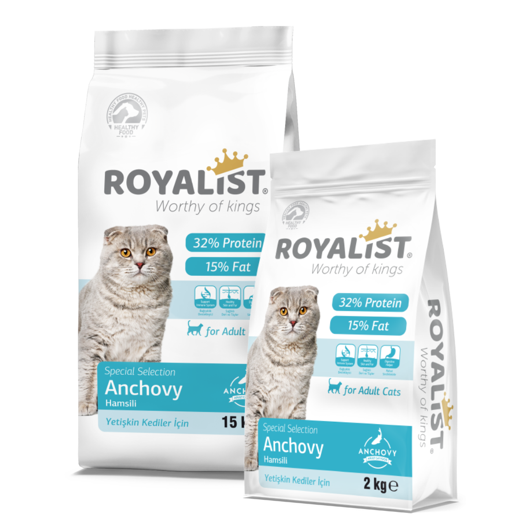 Royalist Adult Cat Dry Food – Anchovy Selection