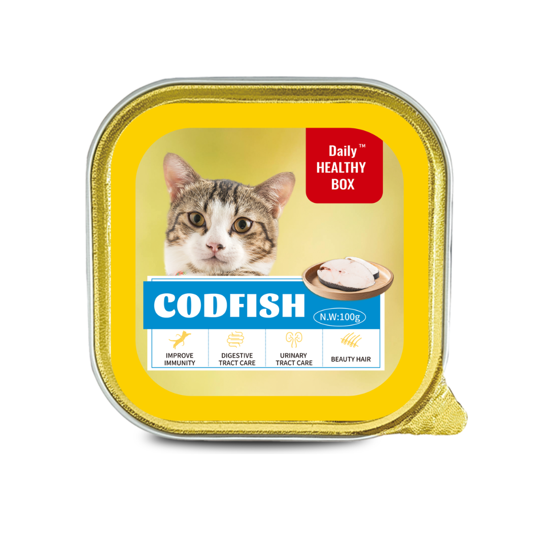 Linsen Daily Healthy Box Codfish Wet Cat Food