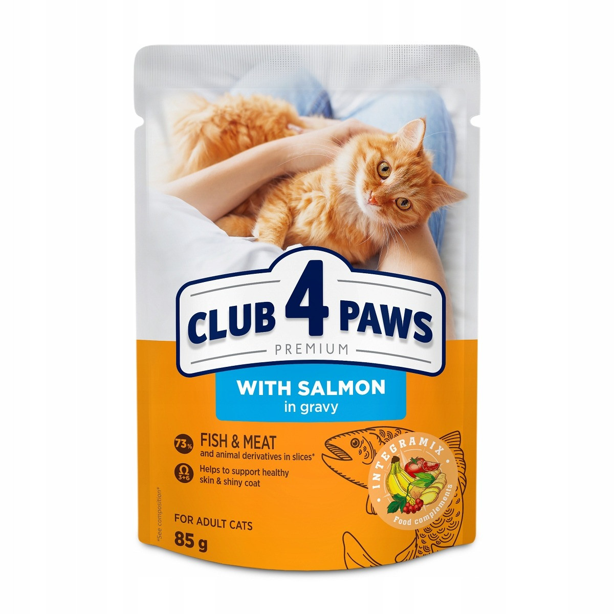 Club 4 Paws Premium – With Salmon in Gravy (85g)
