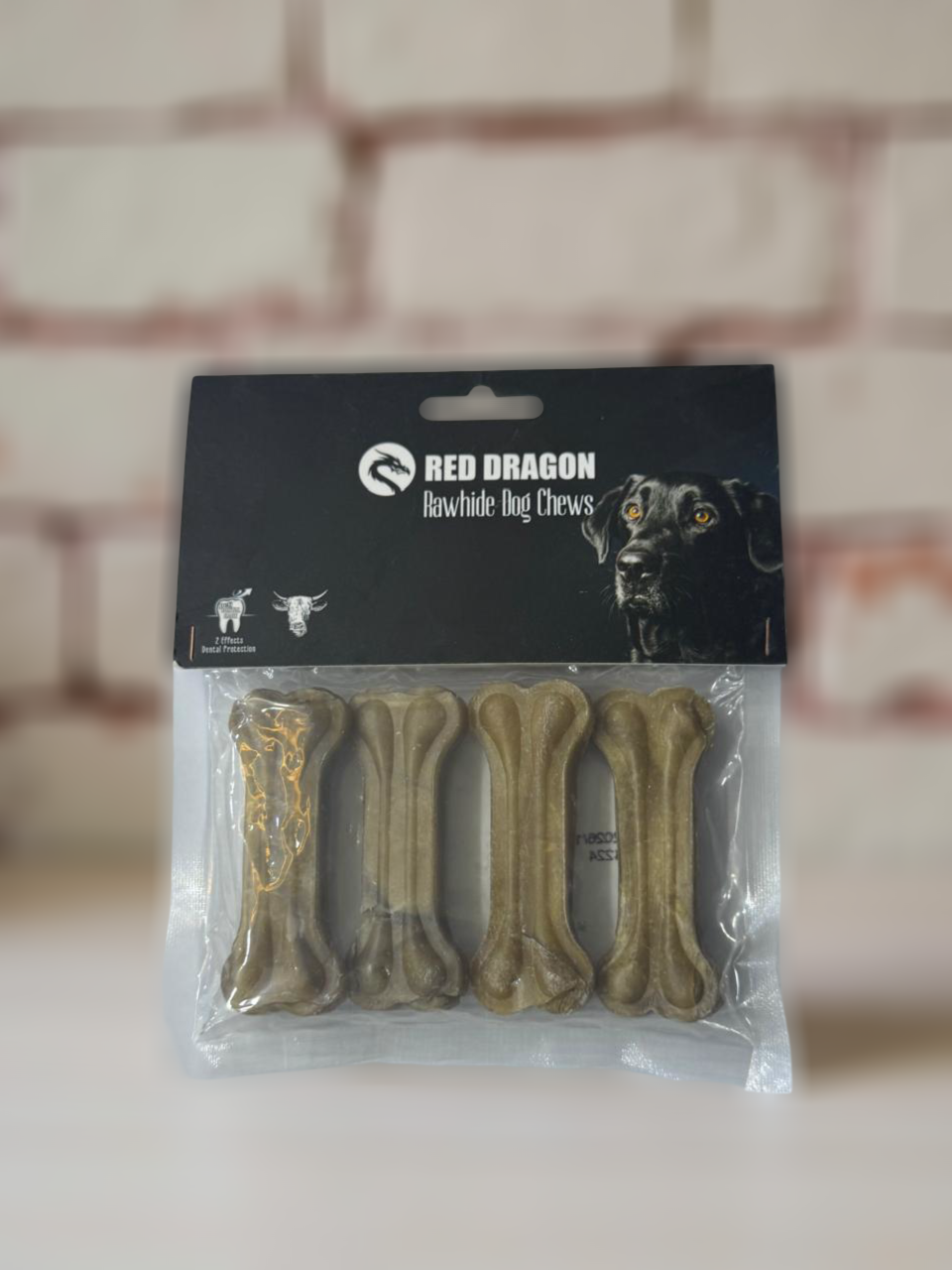 Red Dragon Rawhide Dog Chews – 7 cm