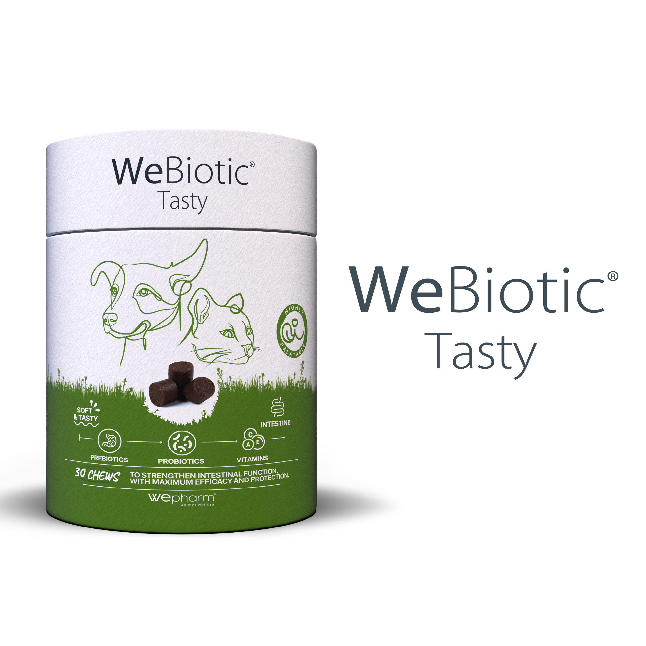 WeBiotic Tasty for Dogs & Cat (30 soft-chews)