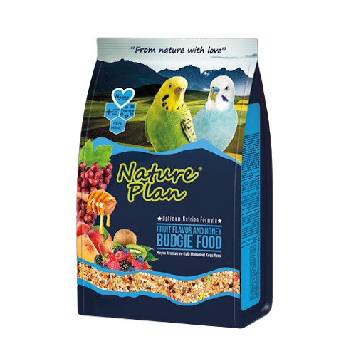 Nature Plan Budgie Food – Fruit Flavor and Honey