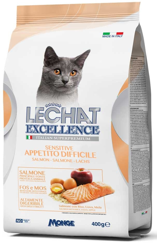 LeChat Excellence Fussy Cats Sensitive Salmon – 400 gm