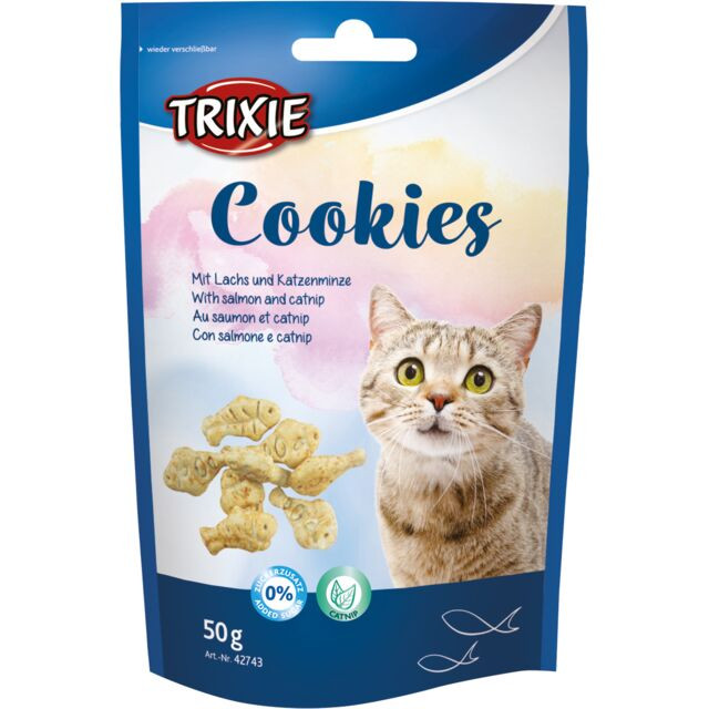Trixie Cookies with Salmon and Catnip (50 g)