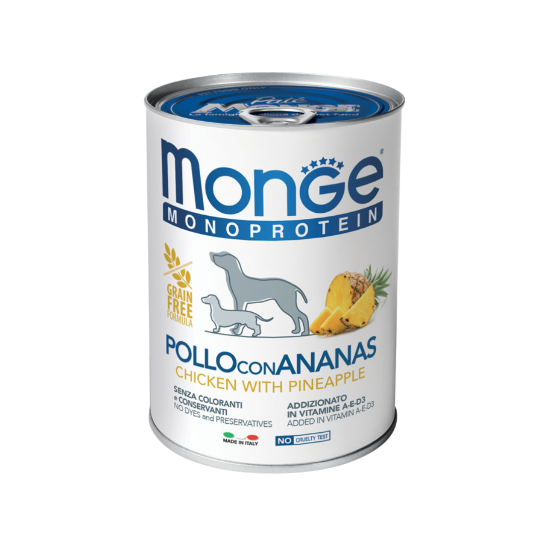 Monge Monoprotein Paté Chicken with Pineapple